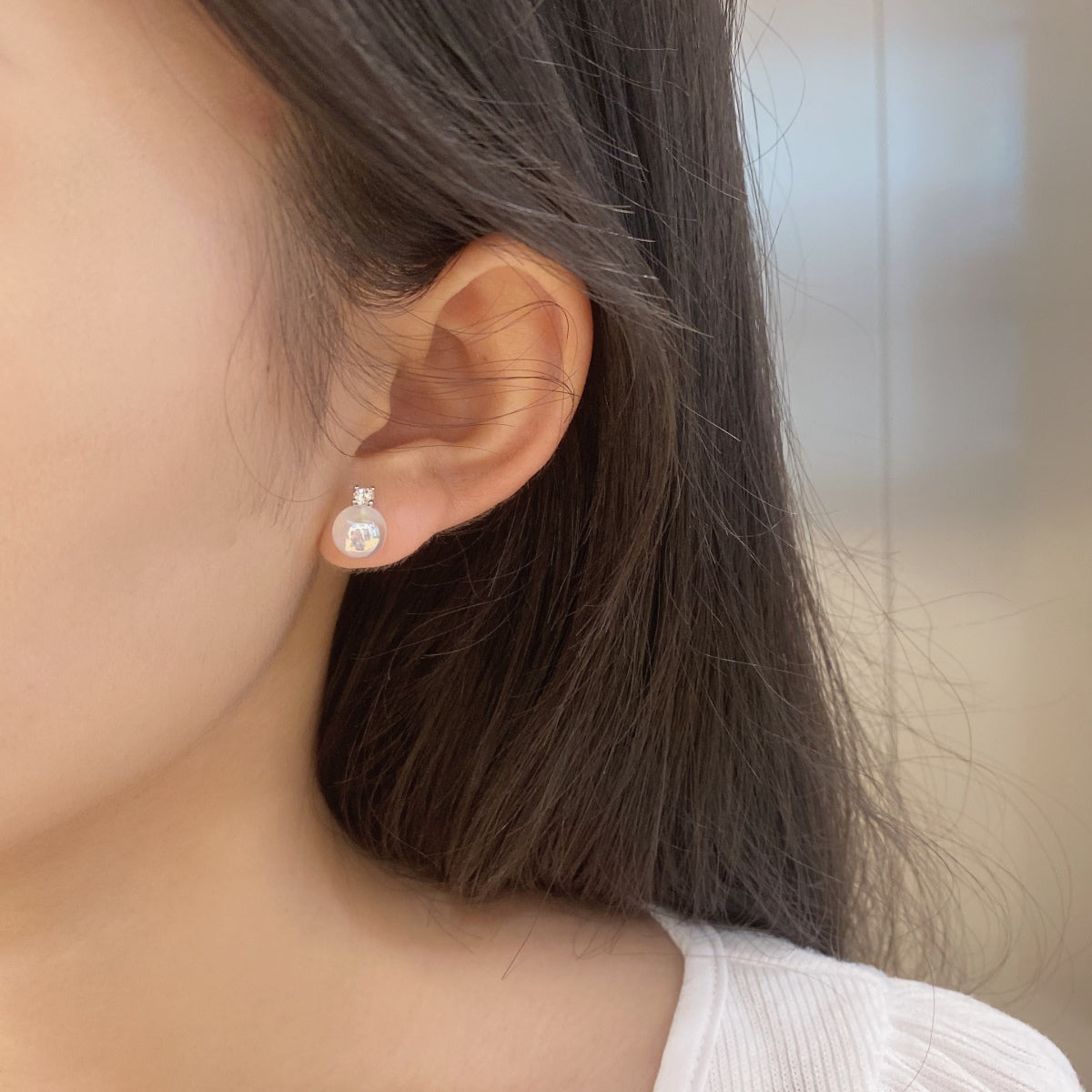 [Lora-Jewelry] Boucles d'oreilles sirène en perles Symphony