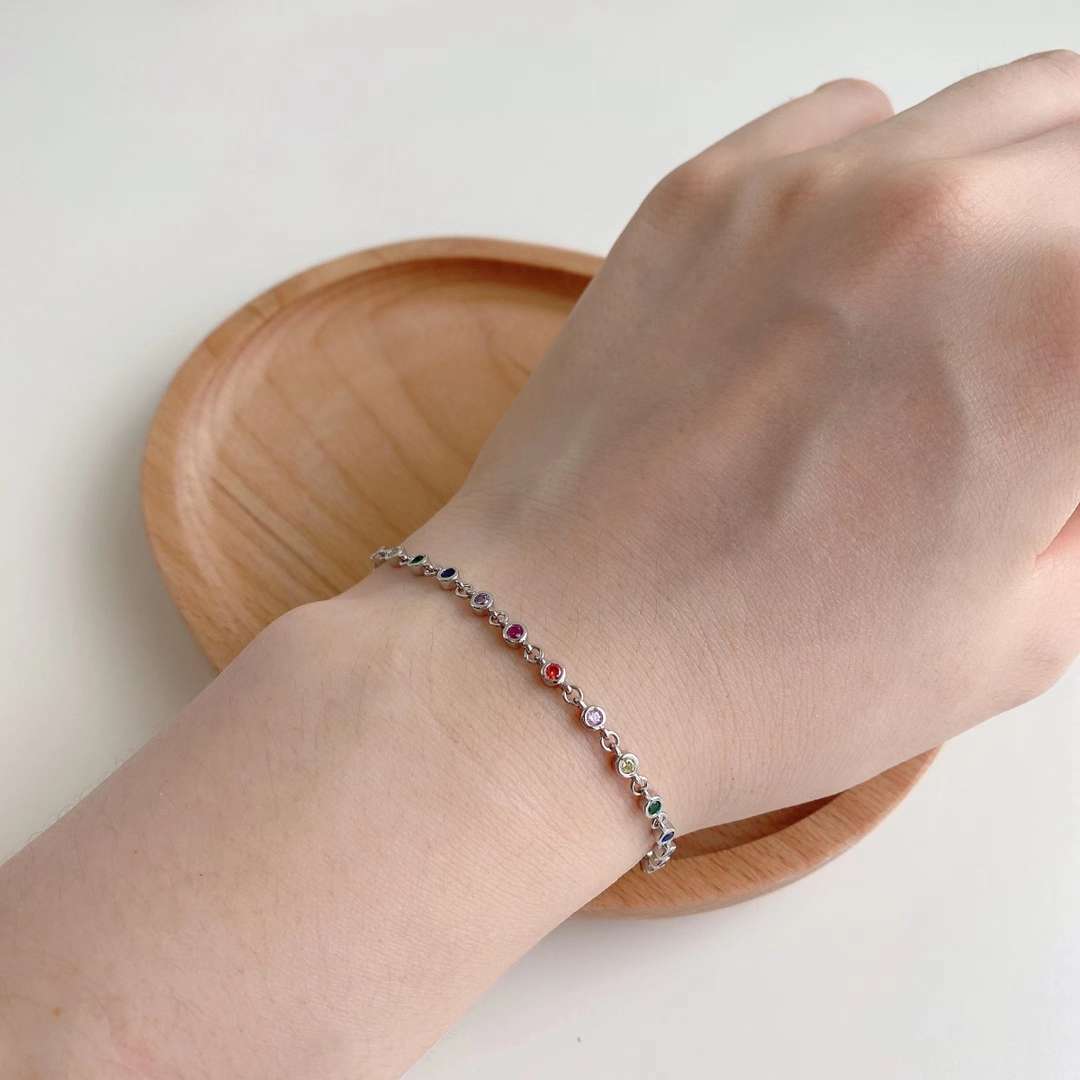 [Lora-Jewelry] Bracelet à perles colorées