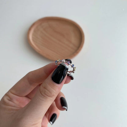 [Lora-Jewelry] Bague unique à taille trapèze pour un usage quotidien