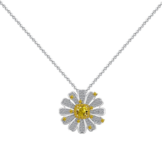 [Lora-Jewelry] Collier exquis en forme de marguerite