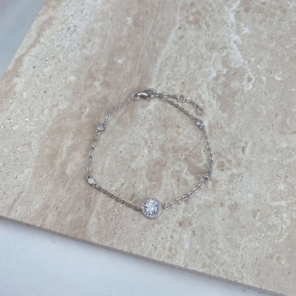 [Lora-Jewelry] Bracelet éblouissant à forme ronde