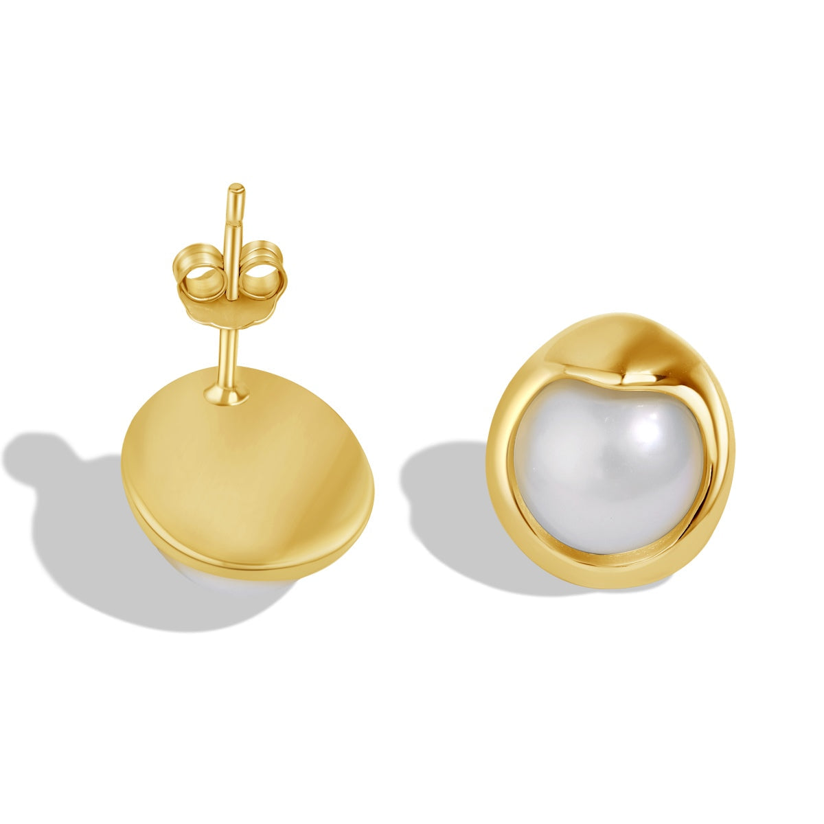 [Lora-Jewelry] Boucles d'oreilles délicates en perles de pain