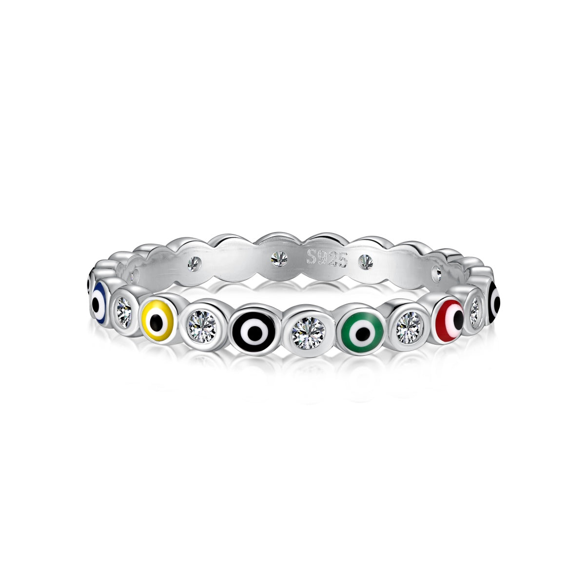 [Lora-Jewelry] Bague ronde scintillante et vibrante pour un usage quotidien