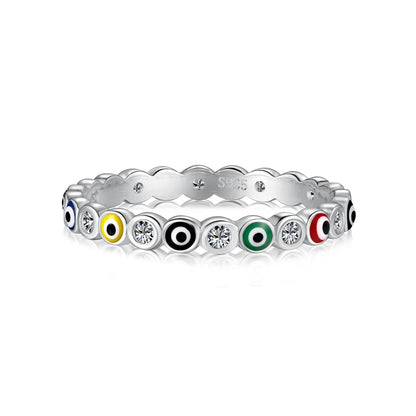 [Lora-Jewelry] Bague ronde scintillante et vibrante pour un usage quotidien