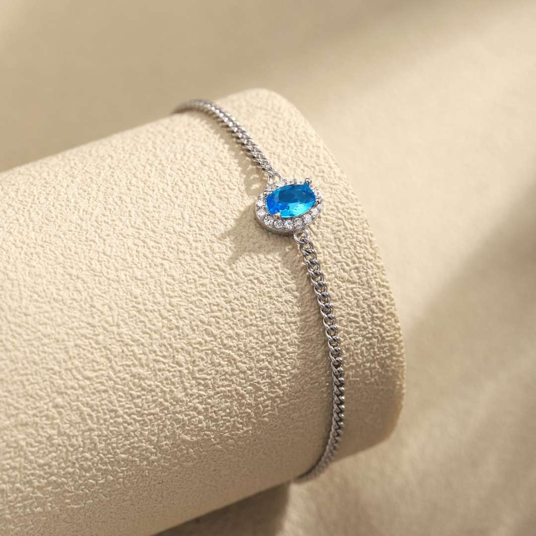[Lora-Jewelry] Bracelet de forme ovale exquis