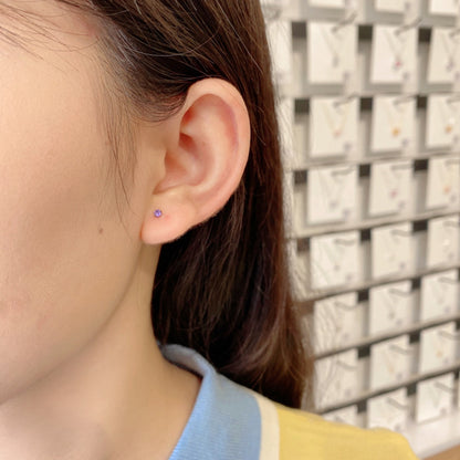 [Lora-Jewelry] Boucles d'oreilles solitaires délicates