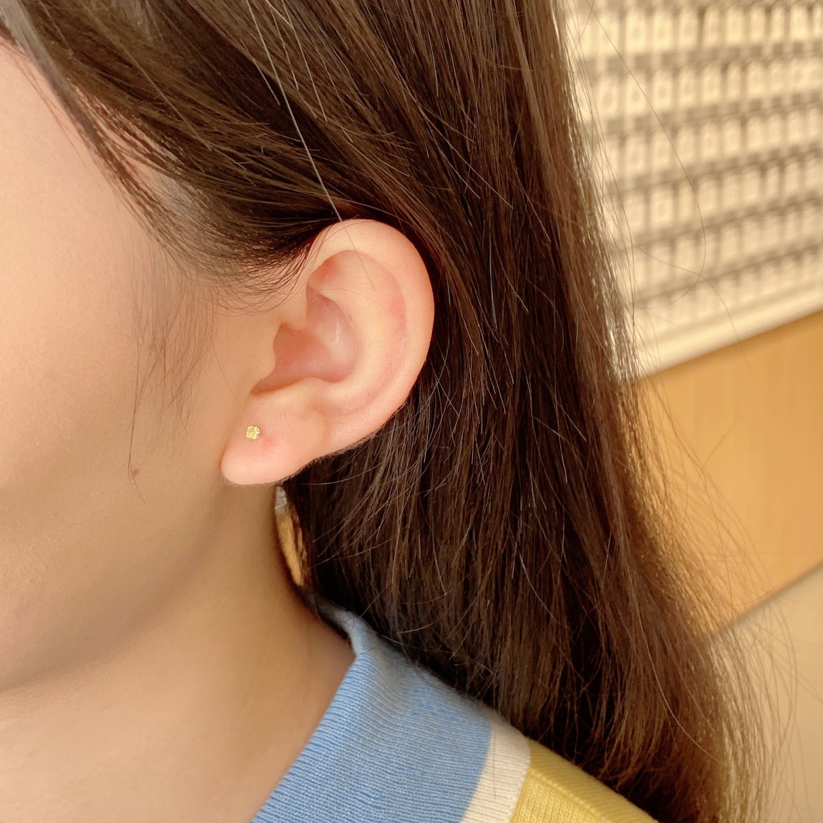 [Lora-Jewelry] Boucles d'oreilles solitaires délicates