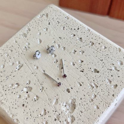 [Lora-Jewelry] Boucles d'oreilles solitaires délicates