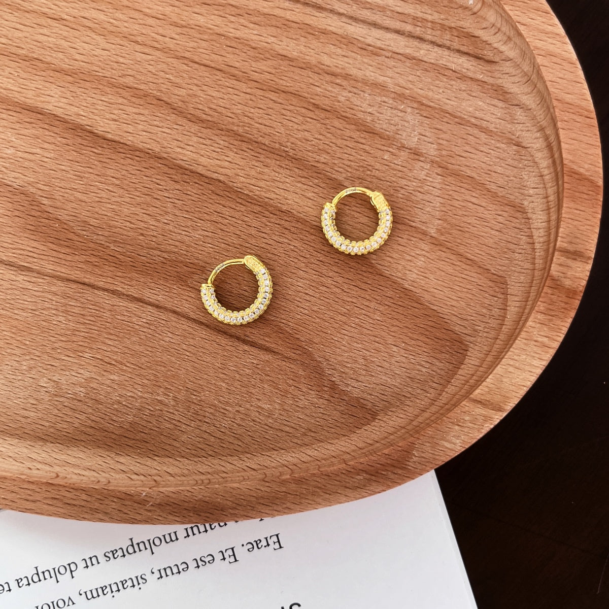 [Lora-Jewelry] Boucles d'oreilles délicates et polyvalentes pour un usage quotidien