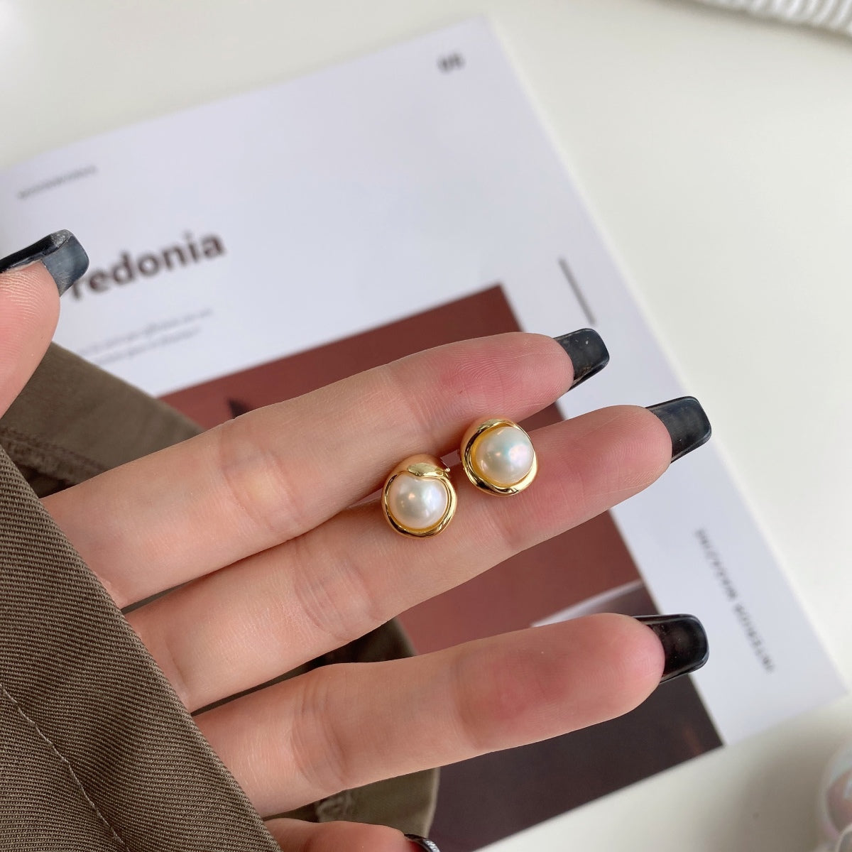 [Lora-Jewelry] Boucles d'oreilles délicates en perles de pain