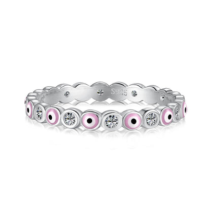 [Lora-Jewelry] Bague ronde scintillante et vibrante pour un usage quotidien