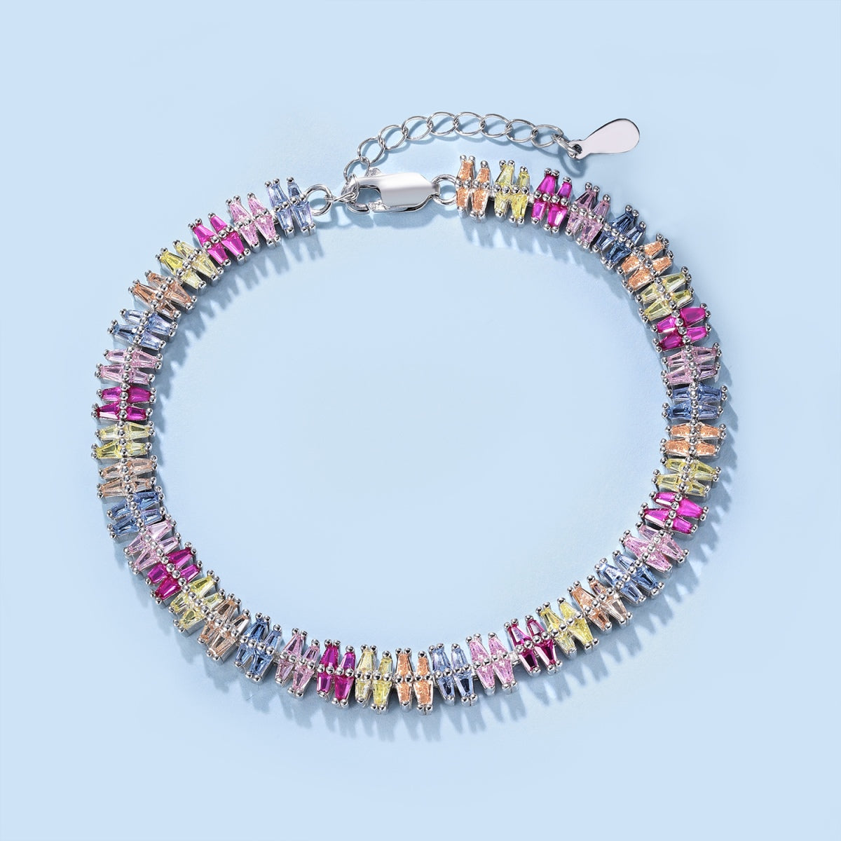 [Lora-Jewelry]Sparkling Exquisite Multi Cut Party Bracelet