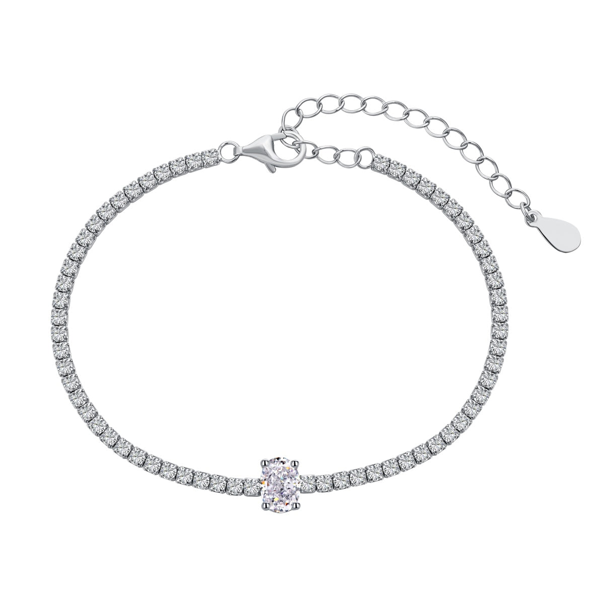 [Lora-Jewelry] Bracelet quotidien exquis de 0,75 carat à taille ovale