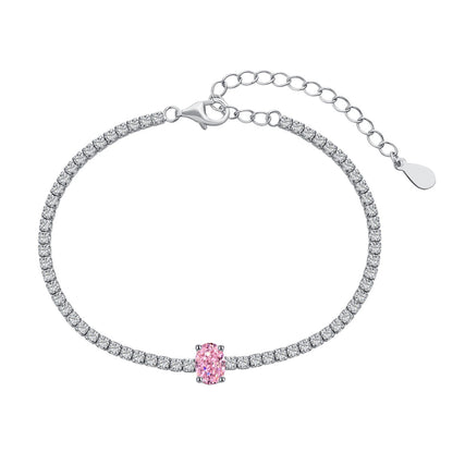 [Lora-Jewelry] Bracelet quotidien exquis de 0,75 carat à taille ovale