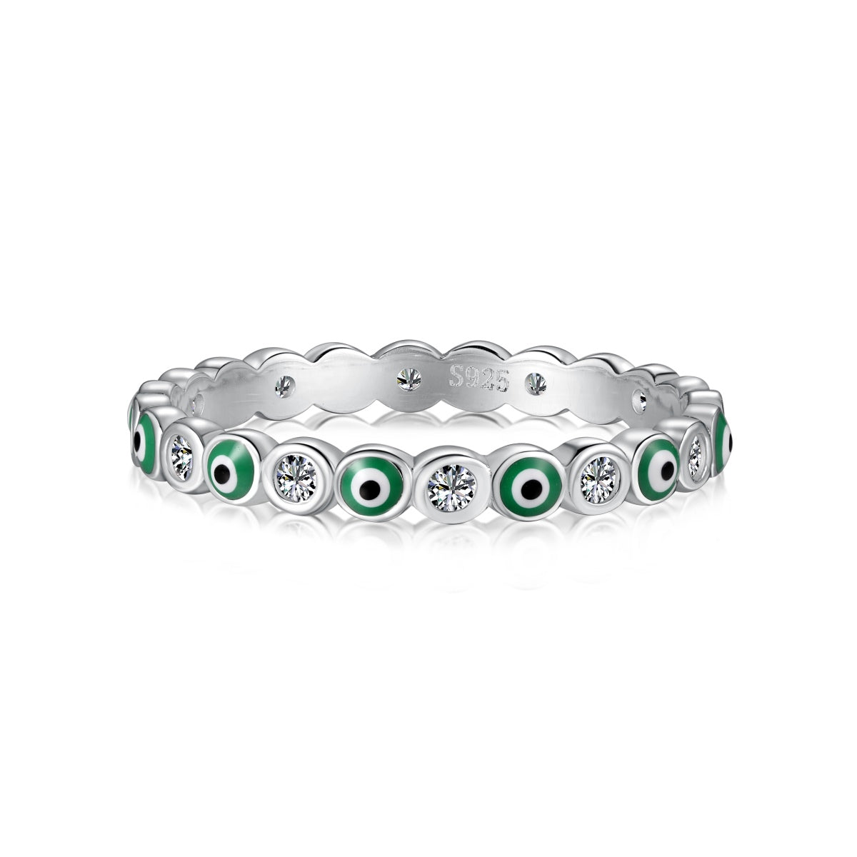 [Lora-Jewelry] Bague ronde scintillante et vibrante pour un usage quotidien