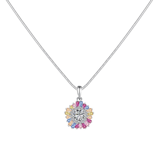 [Lora-Jewelry] Charmant collier de fleurs colorées