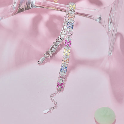 [Lora-Jewelry] Bracelet de fête délicat et coloré à plusieurs coupes