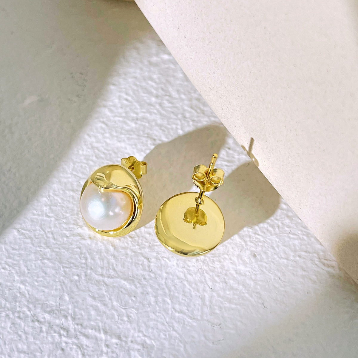 [Lora-Jewelry] Boucles d'oreilles délicates en perles de pain