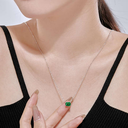 [Lora-Jewelry] Collier luxueux de forme carrée et coloré