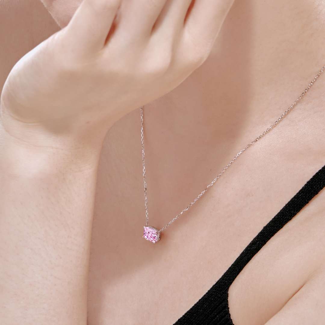 [Lora-Jewelry] Collier luxueux de forme carrée et coloré