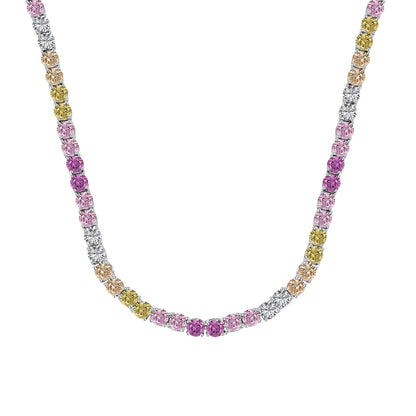[Lora-Jewelry] Collier tennis délicat et coloré