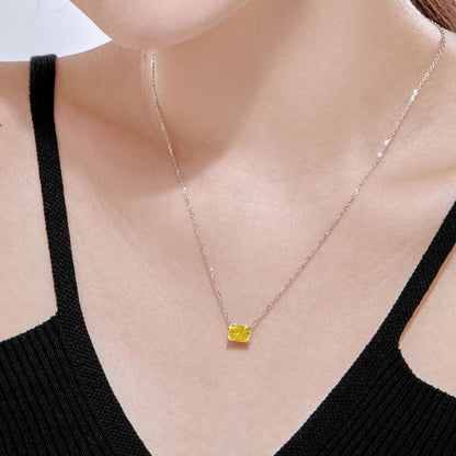 [Lora-Jewelry] Collier luxueux de forme carrée et coloré