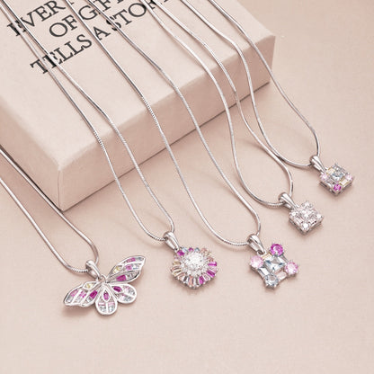 [Lora-Jewelry] Charmant collier de fleurs colorées