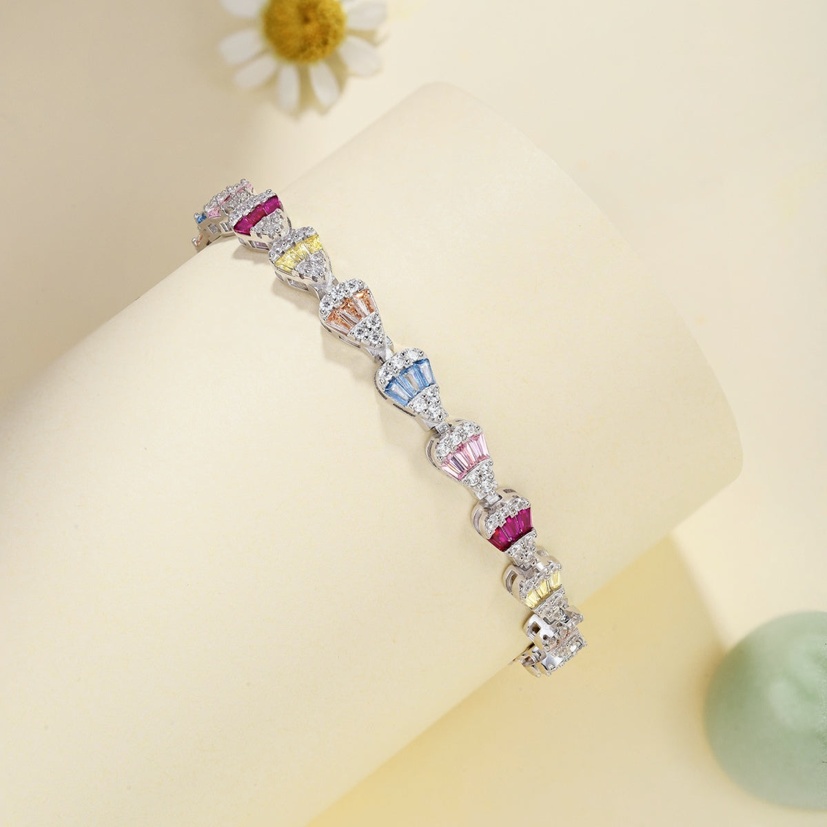 [Lora-Jewelry] Bracelet quotidien en forme de goutte d'eau rayonnante