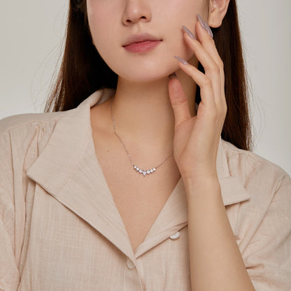 [Lora-Jewelry] Collier délicat en forme de cœur coloré