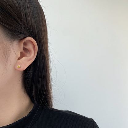 [Lora-Jewelry] Boucles d'oreilles rondes colorées et étincelantes