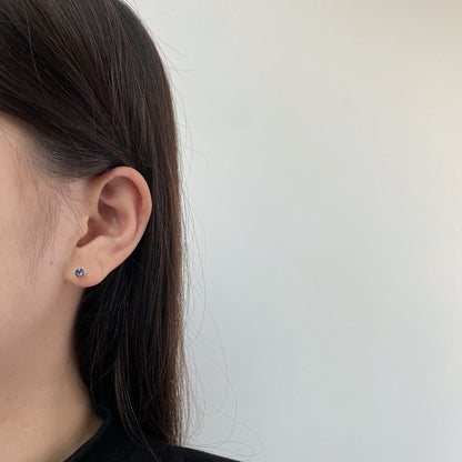 [Lora-Jewelry] Boucles d'oreilles rondes colorées et étincelantes