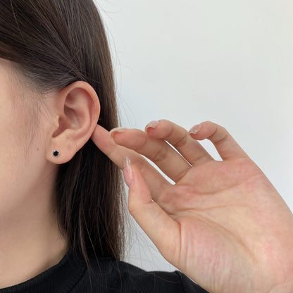 [Lora-Jewelry] Boucles d'oreilles rondes colorées et étincelantes