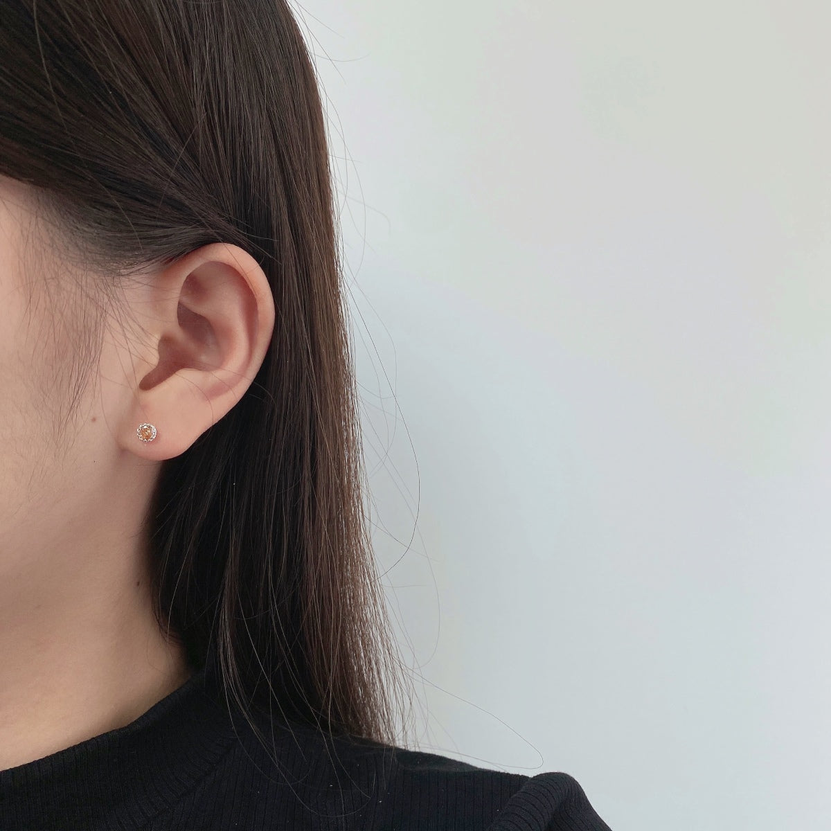 [Lora-Jewelry] Boucles d'oreilles rondes colorées et étincelantes