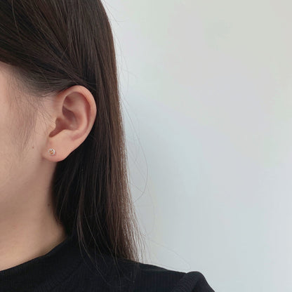 [Lora-Jewelry] Boucles d'oreilles rondes colorées et étincelantes