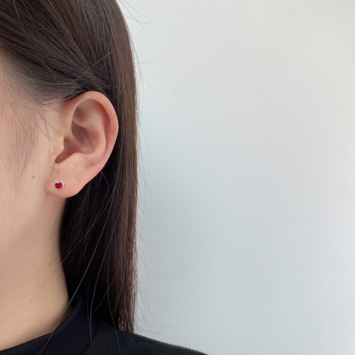 [Lora-Jewelry] Boucles d'oreilles rondes colorées et étincelantes