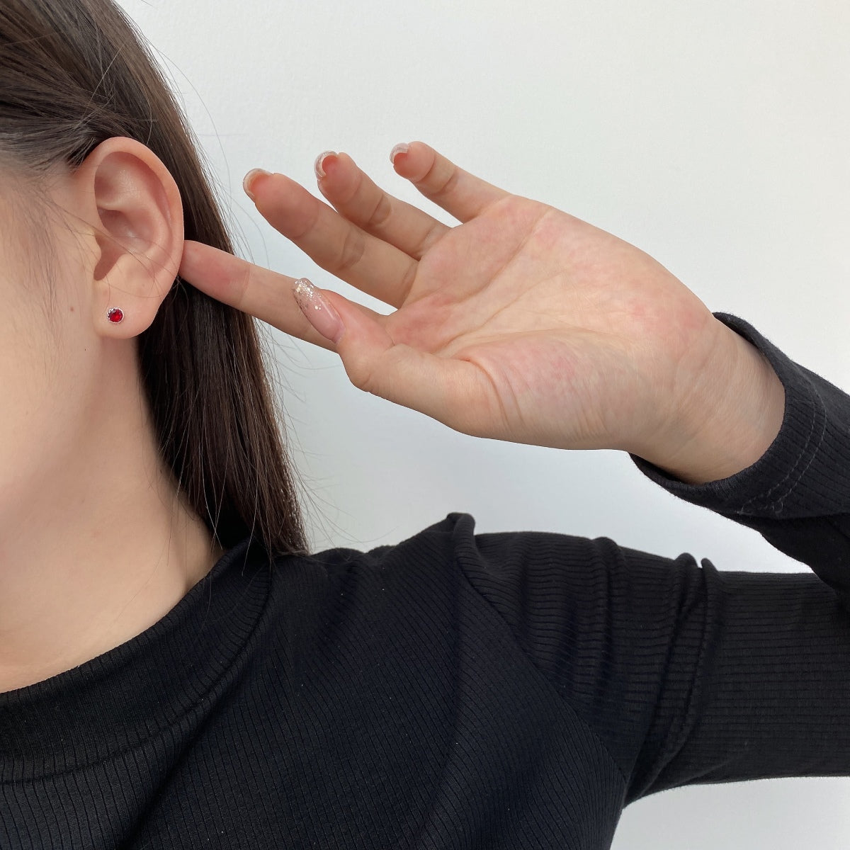 [Lora-Jewelry] Boucles d'oreilles rondes colorées et étincelantes