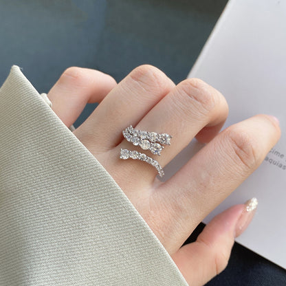 [Lora-Jewelry] Bague unique en forme de serpent vif pour le quotidien