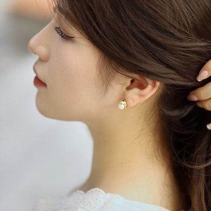 [Lora-Jewelry] Boucles d'oreilles délicates en perles de pain
