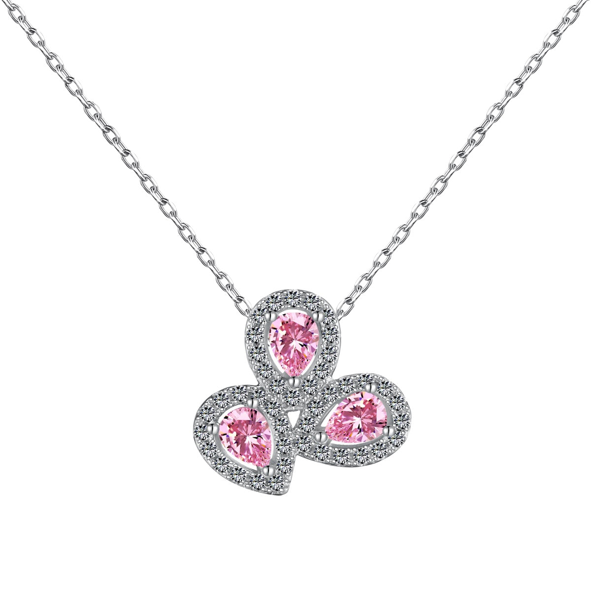 [Lora-Jewelry] Collier élégant en forme de fleur et taille poire