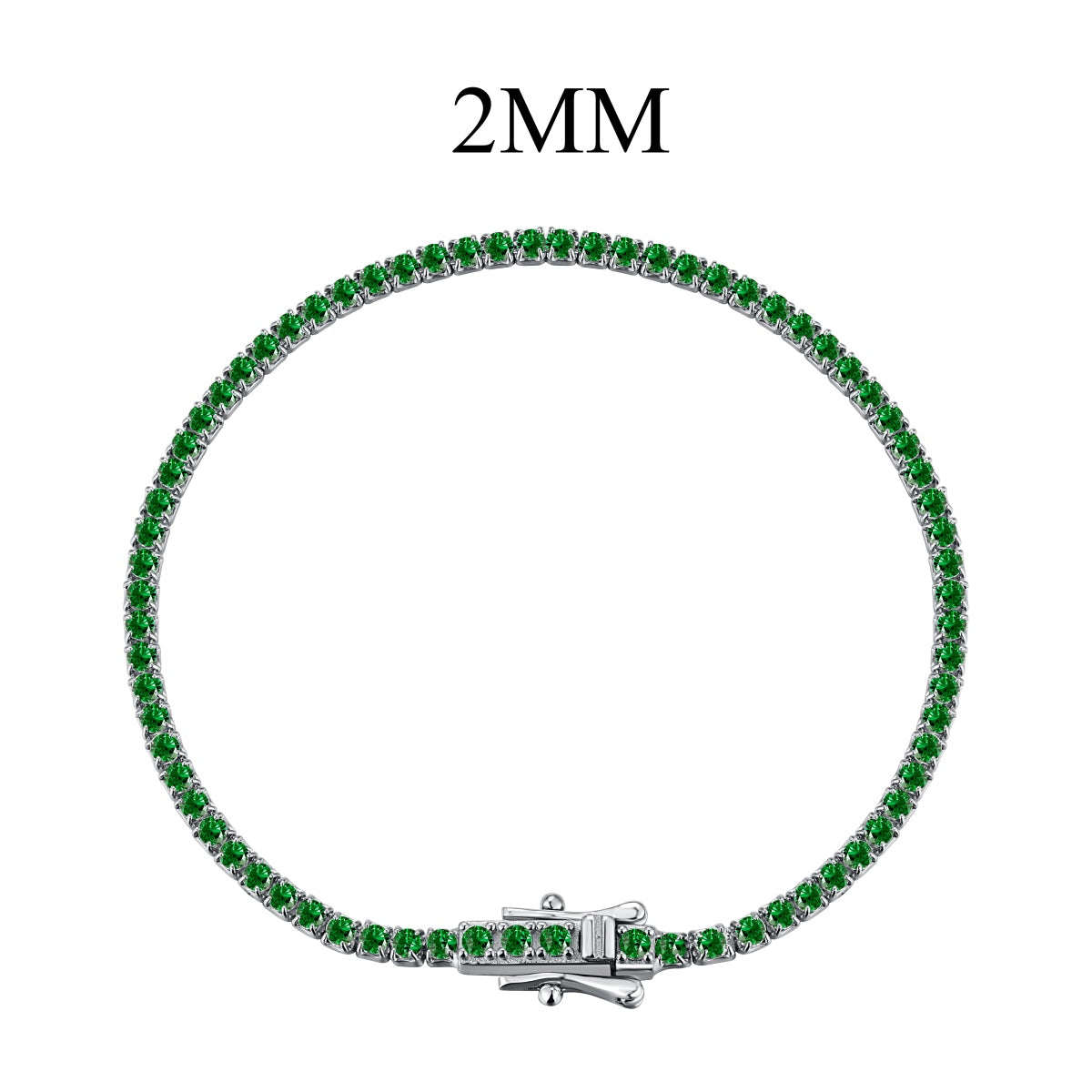 [Lora-Jewelry]Radiant Colorful Round Cut Party Bracelet