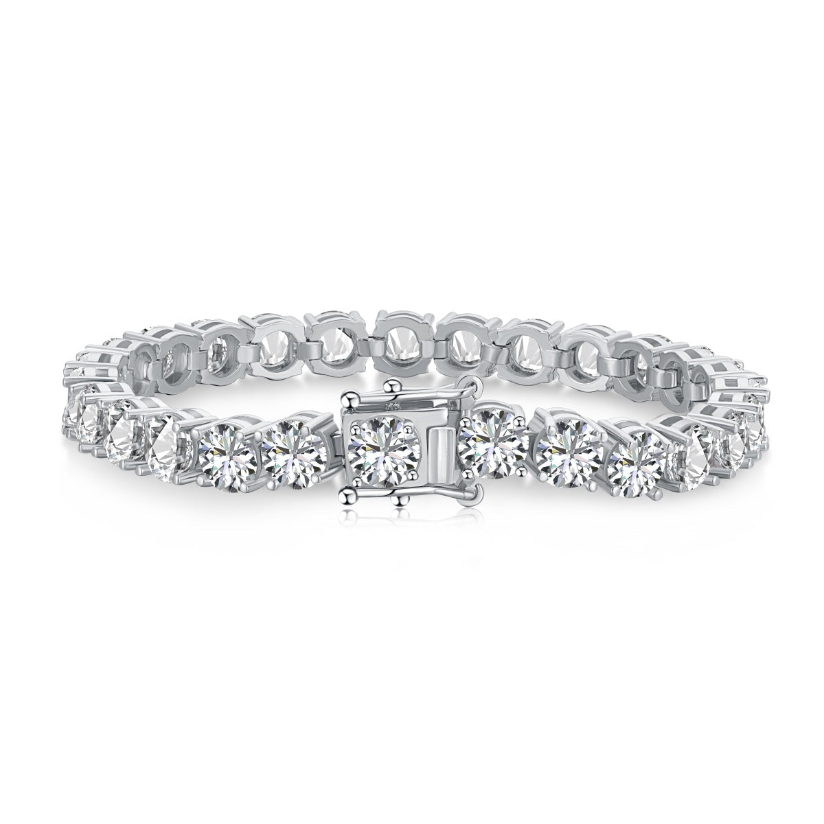 [Lora-Jewelry] Bracelet de mariage éblouissant taille ronde de 0,75 carat