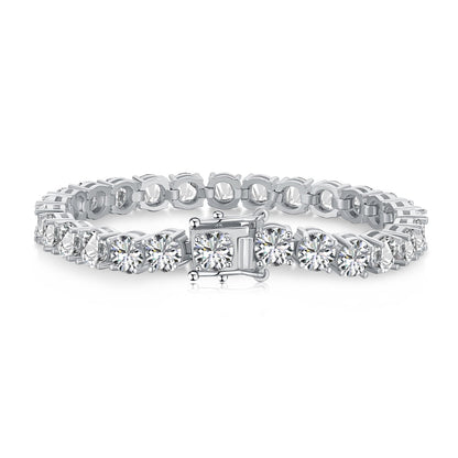 [Lora-Jewelry] Bracelet de mariage éblouissant taille ronde de 0,75 carat