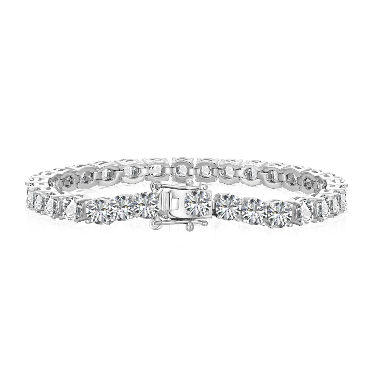 [Lora-Jewelry]華やかな輝きのラウンドカットウェディングブレスレット