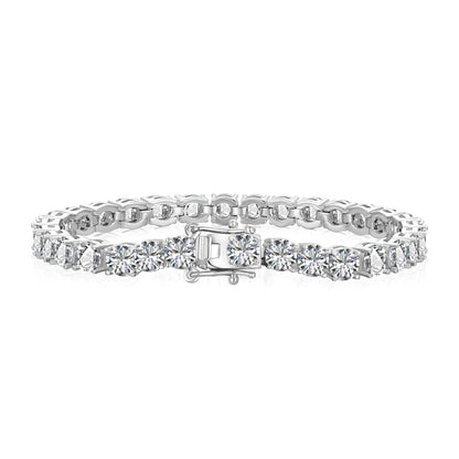 [Lora-Jewelry]華やかな輝きのラウンドカットウェディングブレスレット