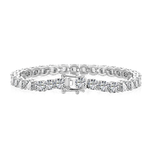 [Lora-Jewelry] Bracelet de mariage rond orné et scintillant