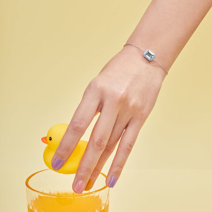 [Lora-Jewelry] Bracelet quotidien en émeraude colorée et scintillante de 2,0 carats