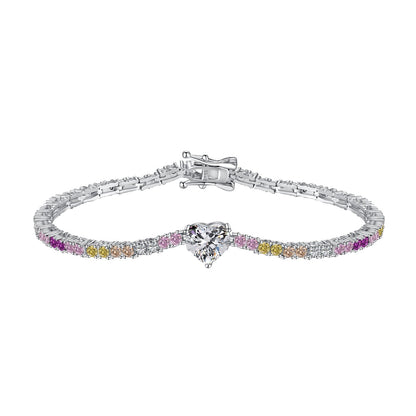 [Lora-Jewelry] Bracelet délicat et romantique en forme de cœur pour amoureux
