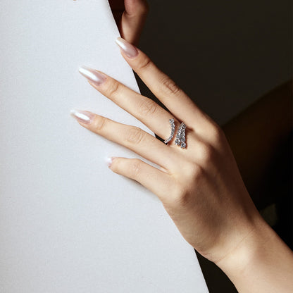[Lora-Jewelry] Bague unique en forme de serpent vif pour le quotidien