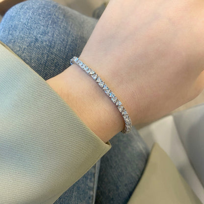 [Lora-Jewelry] Bracelet romantique éblouissant en forme de cœur pour amoureux