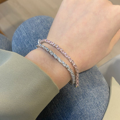 [Lora-Jewelry] Bracelet romantique éblouissant en forme de cœur pour amoureux